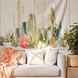 UO Cactus Landscape tapestry